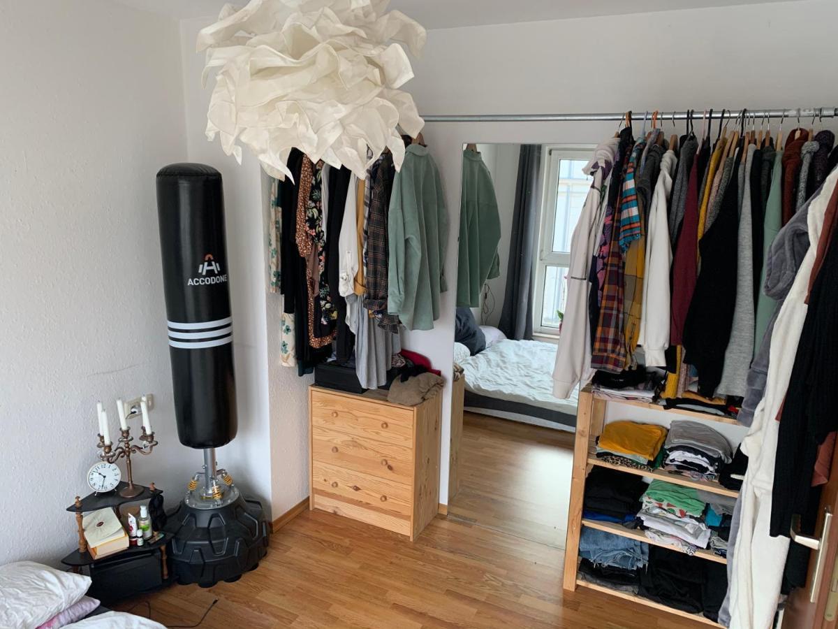 Am Clara-Zetkin-Park, Netflix, Lichtdurchflutet Appartement Leipzig Buitenkant foto